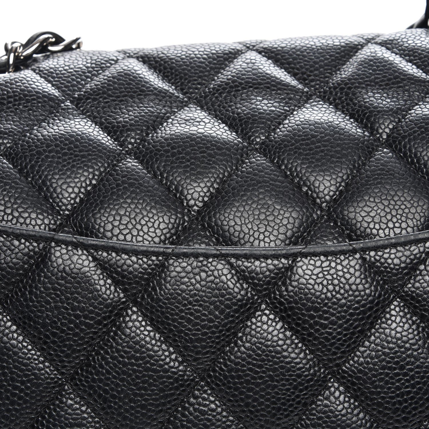 Chanel Caviar Quilted Jumbo Single Flap Black 19 of 19
