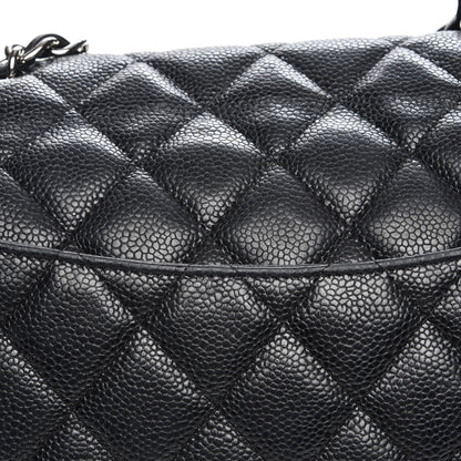 Chanel Caviar Quilted Jumbo Single Flap Black 19 of 19