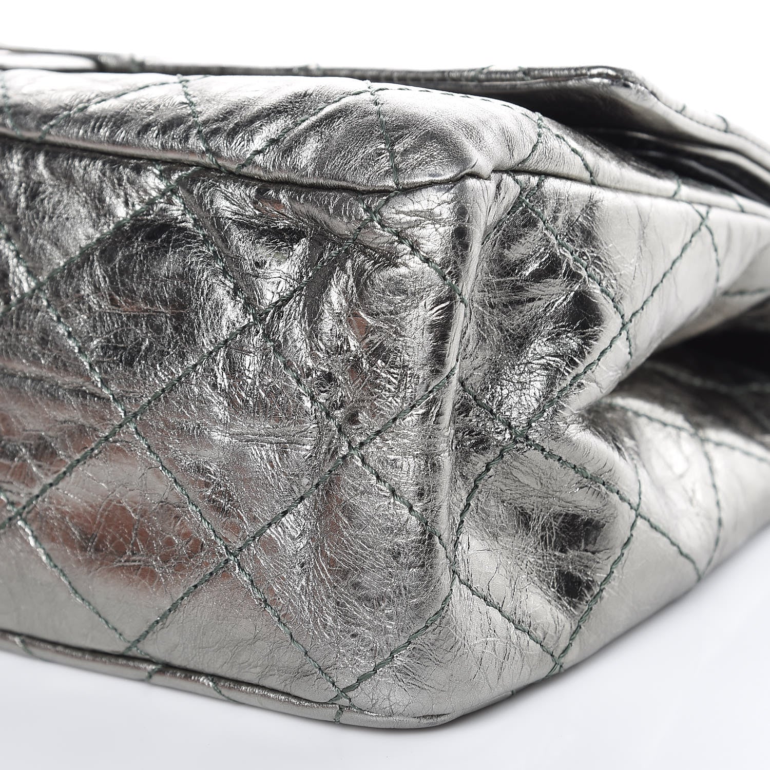 Chanel Metallic Aged Calfskin Quilted 2.55 Reissue 227 Flap 11 of 15