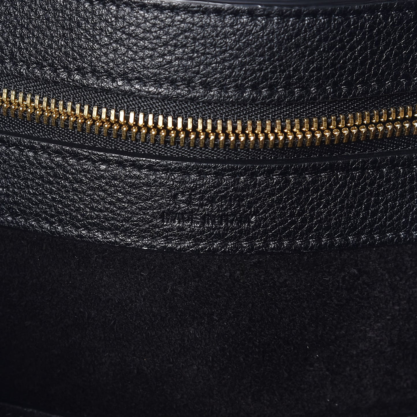Soft Grained Calfskin Medium Belt Cabas Phantom Black