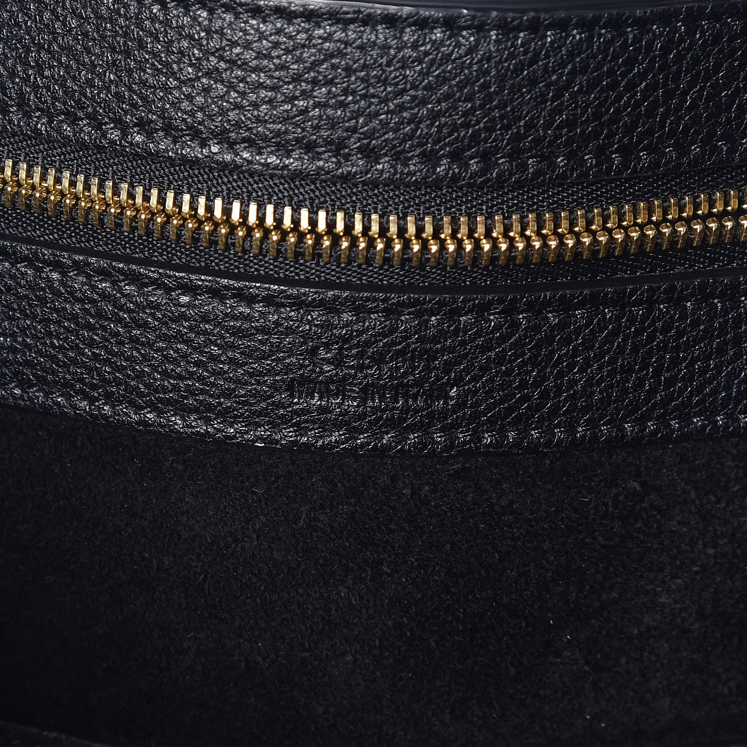 Celine Soft Grained Calfskin Medium Belt Cabas Phantom Black 8 of 9