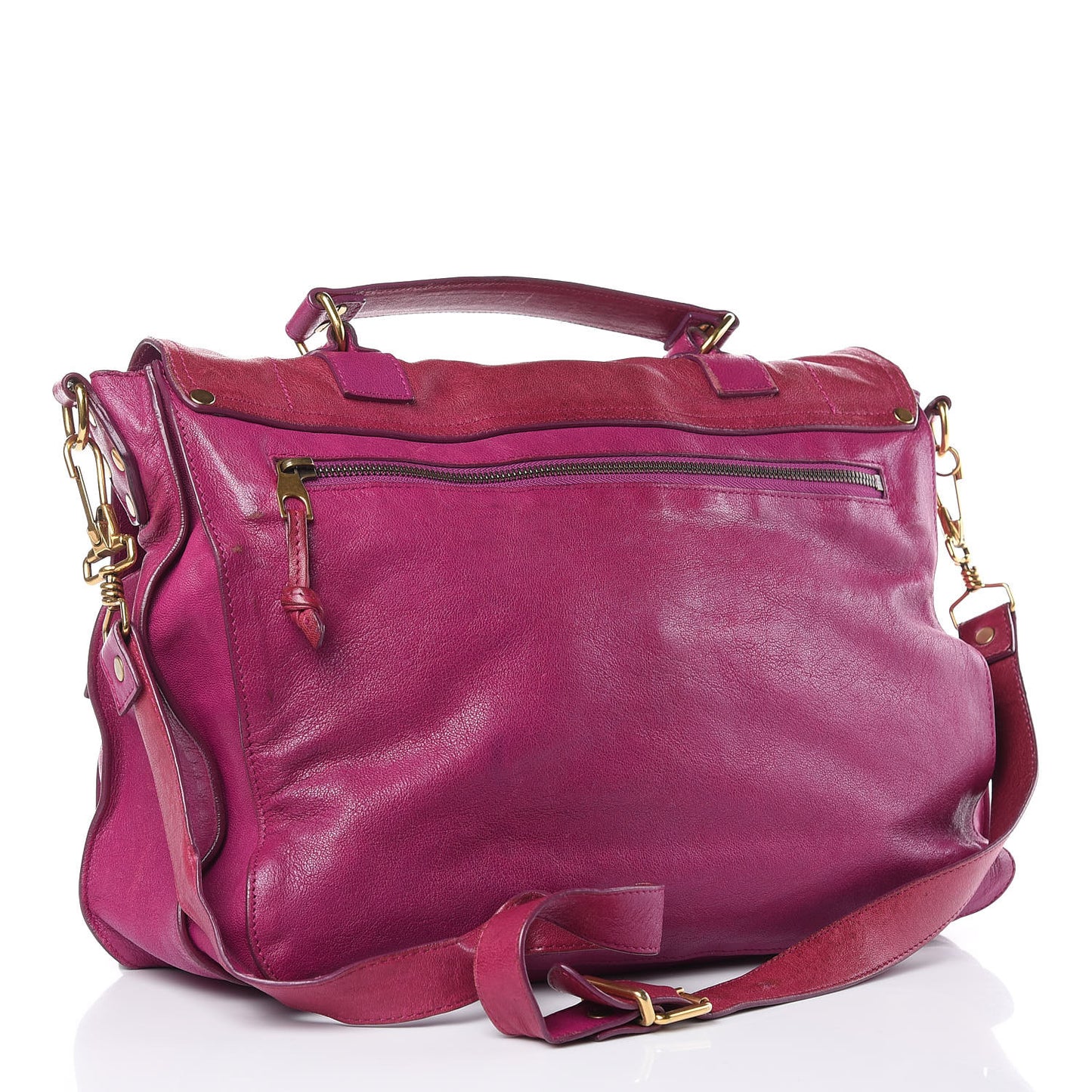 Lambskin Large Bi-Color PS1 Satchel