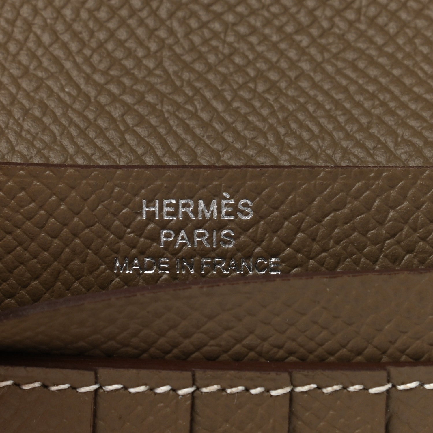 Hermes Epsom Bearn Compact Wallet Etoupe 6 of 8