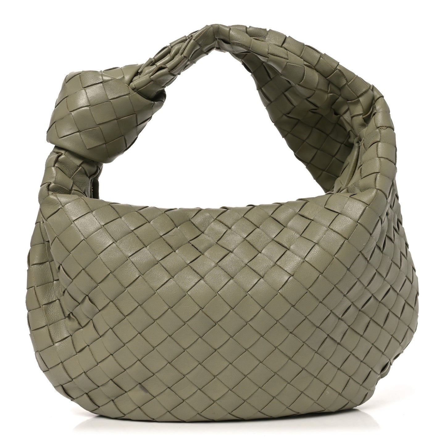 Nappa Intrecciato Teen Jodie Hobo Travertine
