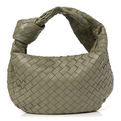 Bottega Veneta Nappa Intrecciato Teen Jodie Hobo Travertine 1 of 11