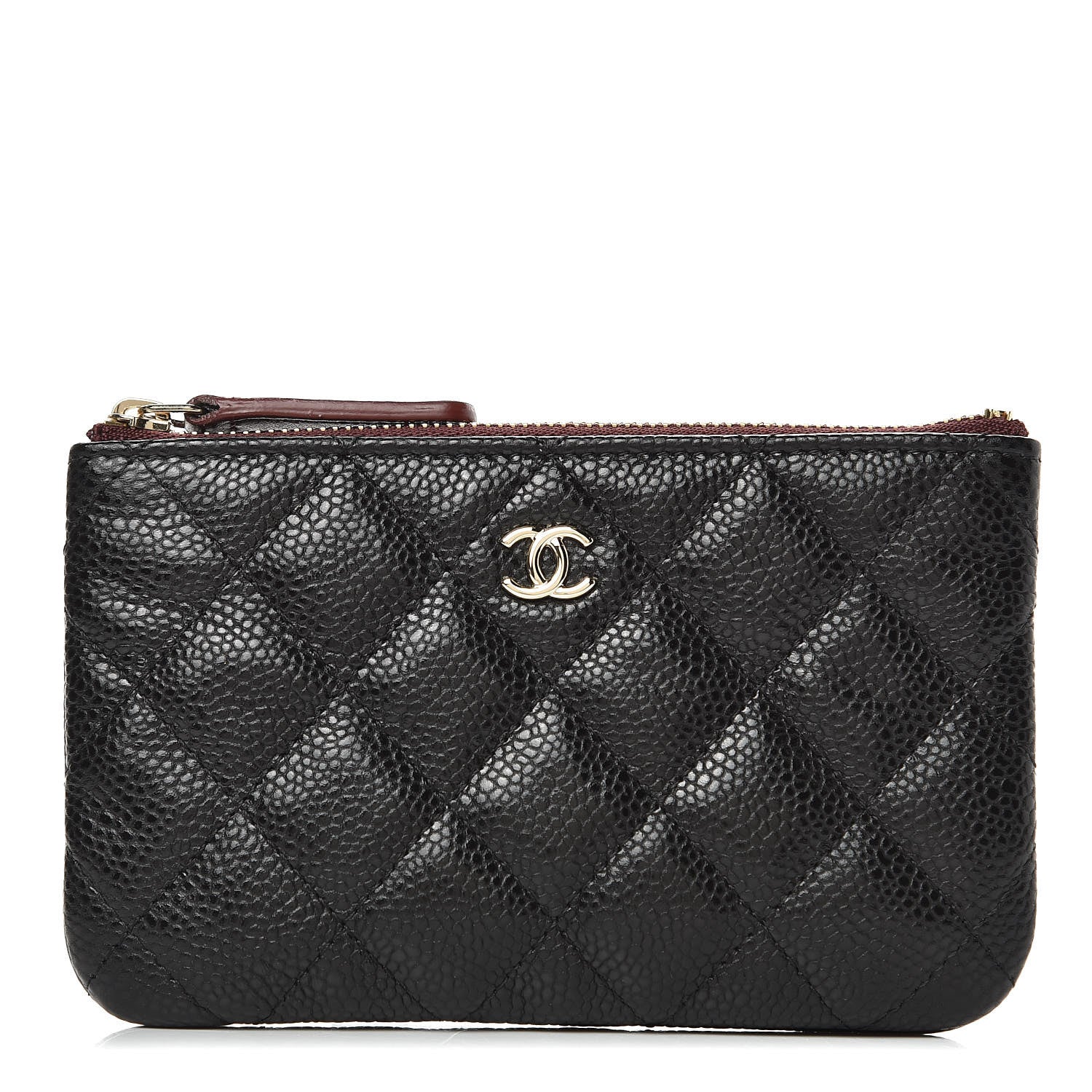 Chanel Caviar Quilted Small Cosmetic Case Black 1 of 8