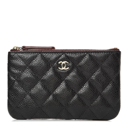 Chanel Caviar Quilted Small Cosmetic Case Black 1 of 8