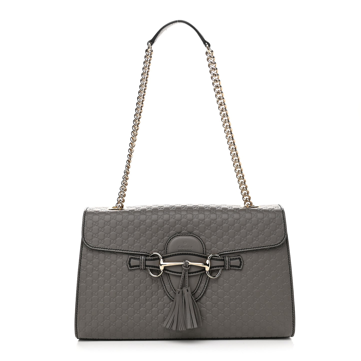 Soft Microguccissima Medium Emily Chain Shoulder Bag Loess