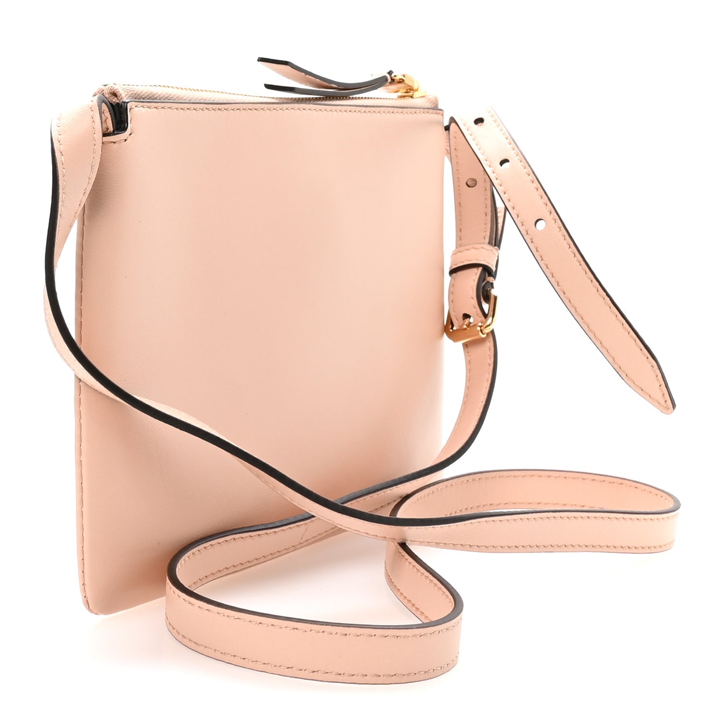 Nappa Mini Crossbody Pouch Light Rose