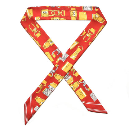 Louis Vuitton Silk Full of Locks BB Bandeau Coquelicot 1 of 3