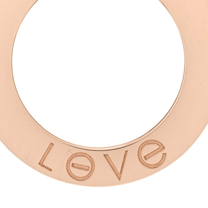 Cartier 18K Pink Gold LOVE Pendant Necklace 4 of 5