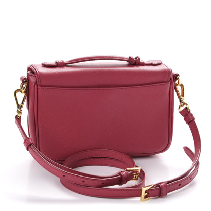 Prada Saffiano Lux Mini Sound Crossbody Ametista 3 of 9