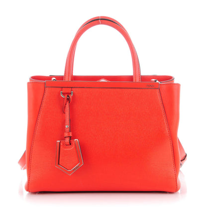 Fendi Vitello Elite Petite 2Jours Tote Papavero 1 of 8