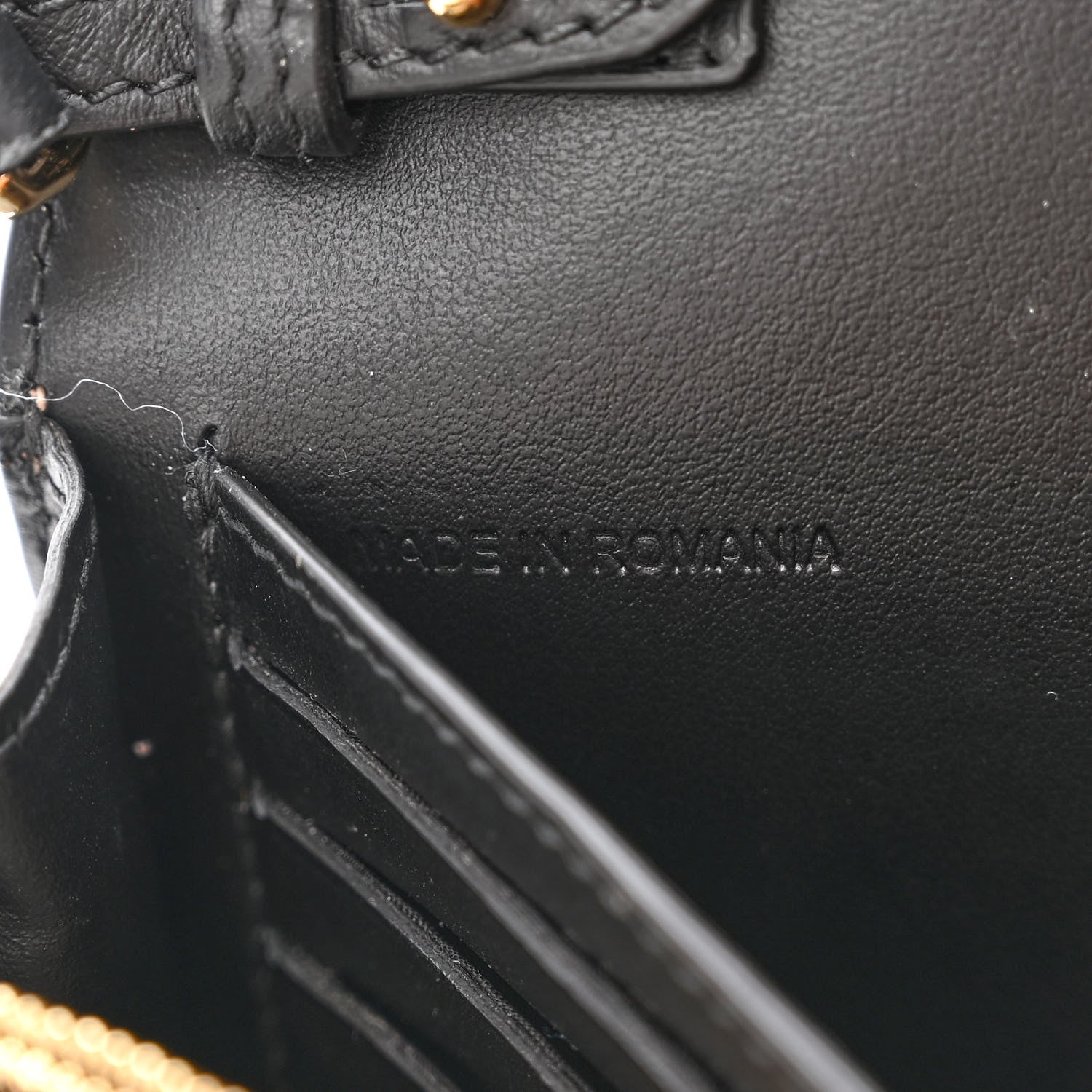 Burberry Calfskin Vintage Check Hannah Wallet with Detachable Strap Black 7 of 11