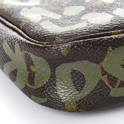 Louis Vuitton Monogram Graffiti Pochette Accessories Kaki 10 of 15