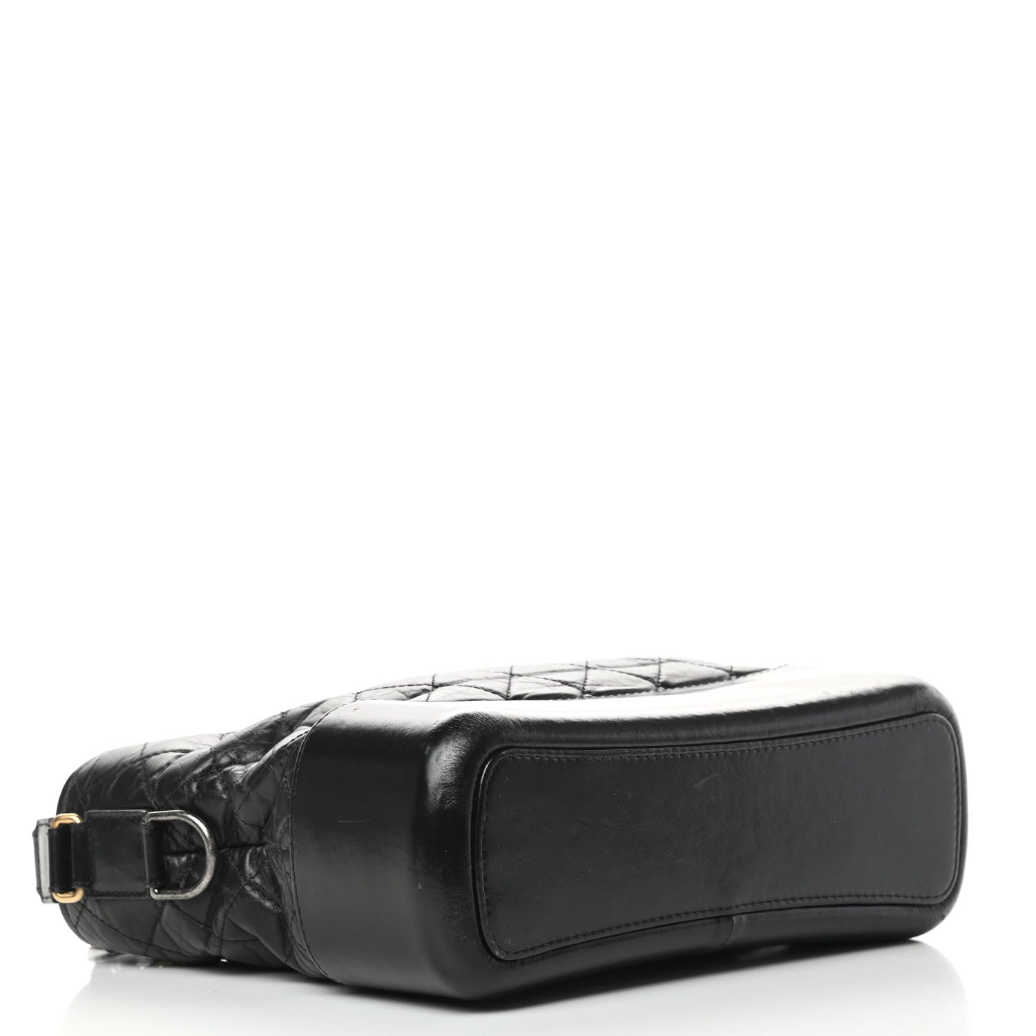 Chanel Aged Calfskin Quilted Medium Gabrielle Hobo Black 5 of 16