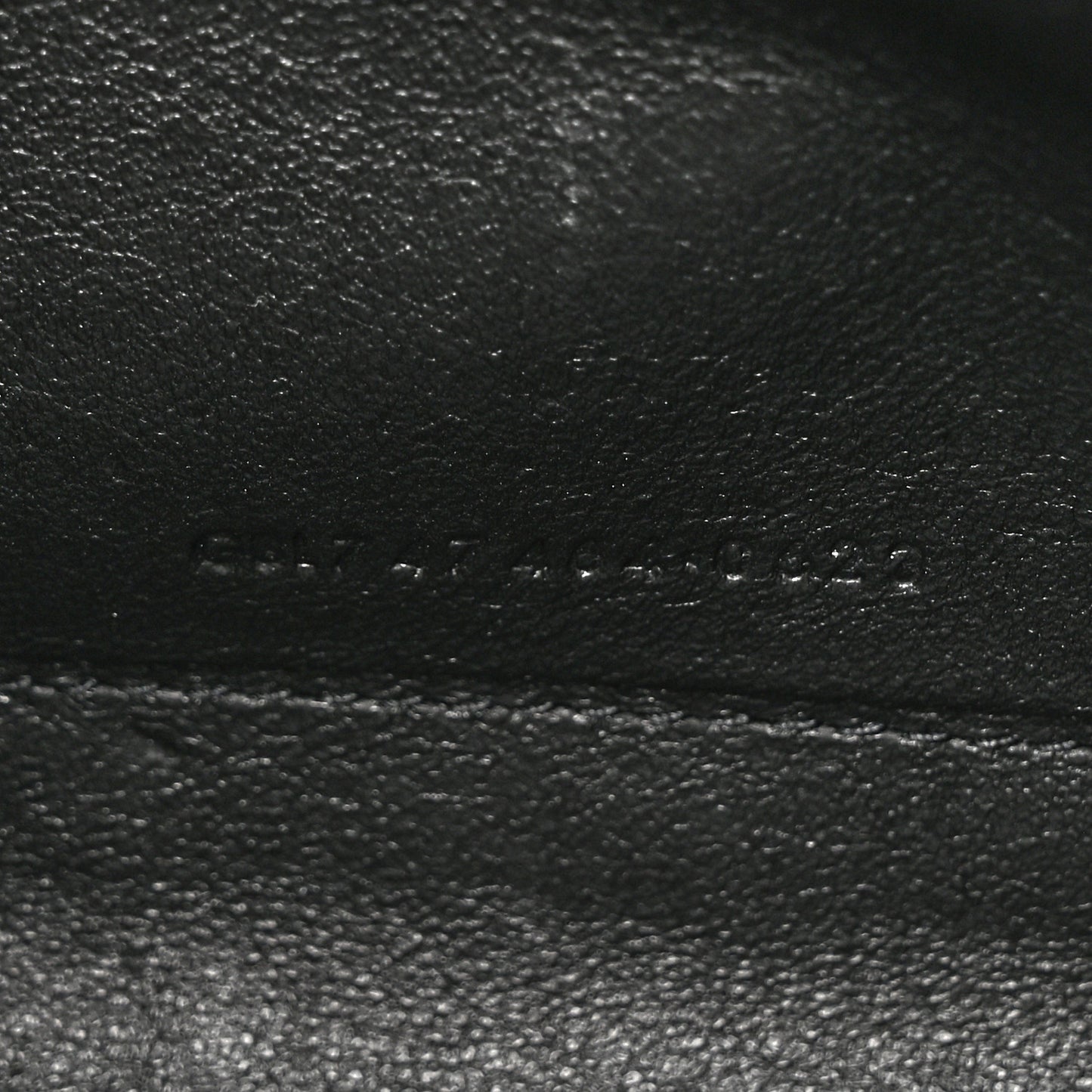 Glazed Calfskin Cassandre Wallet On Chain WOC Black