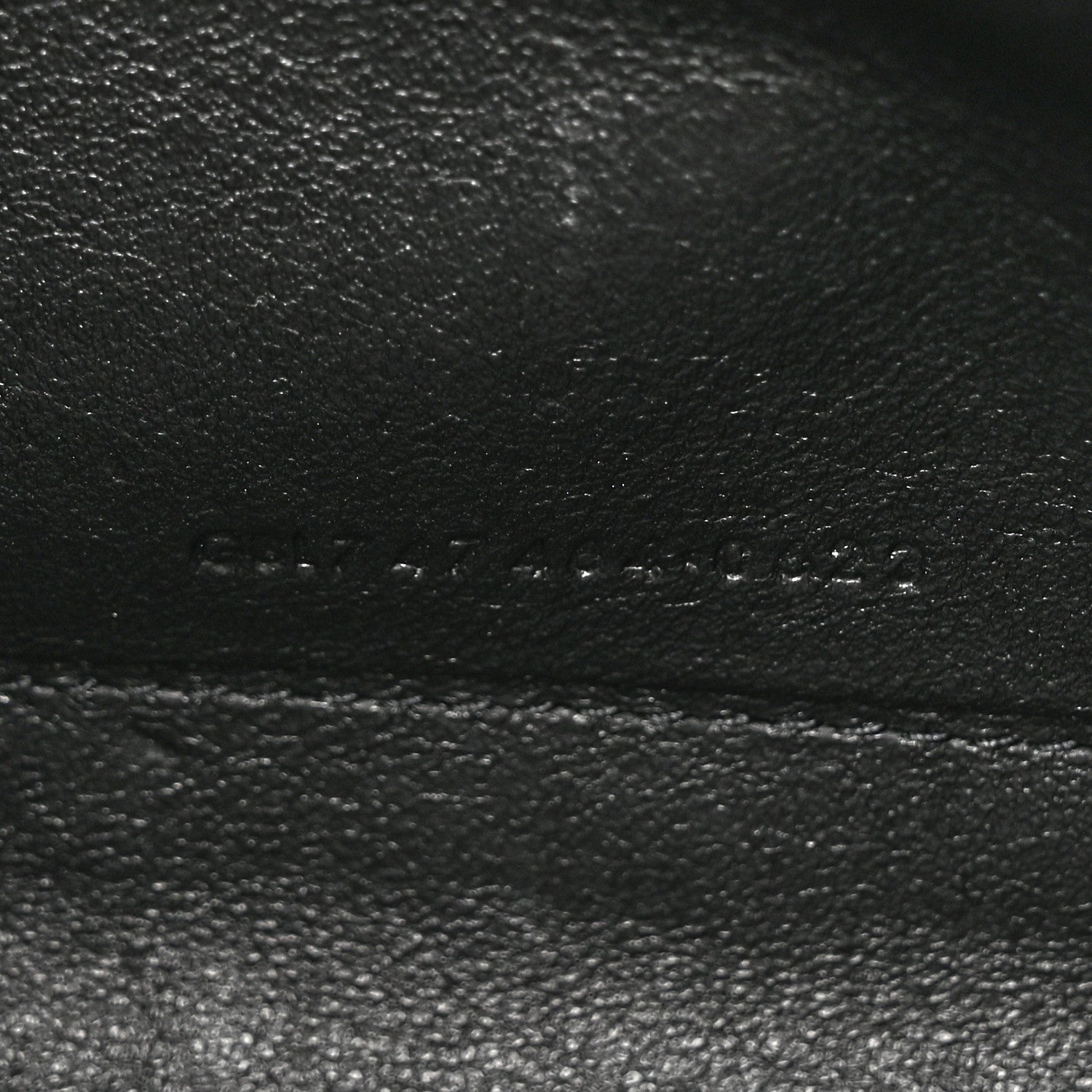 Saint Laurent Glazed Calfskin Cassandre Wallet On Chain WOC Black 8 of 11