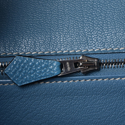 Hermes Togo Birkin 35 Blue Jean 8 of 39