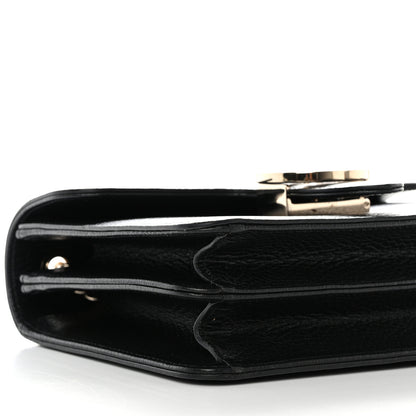 Gucci Dollar Calfskin Small Interlocking G Shoulder Bag Black 10 of 11