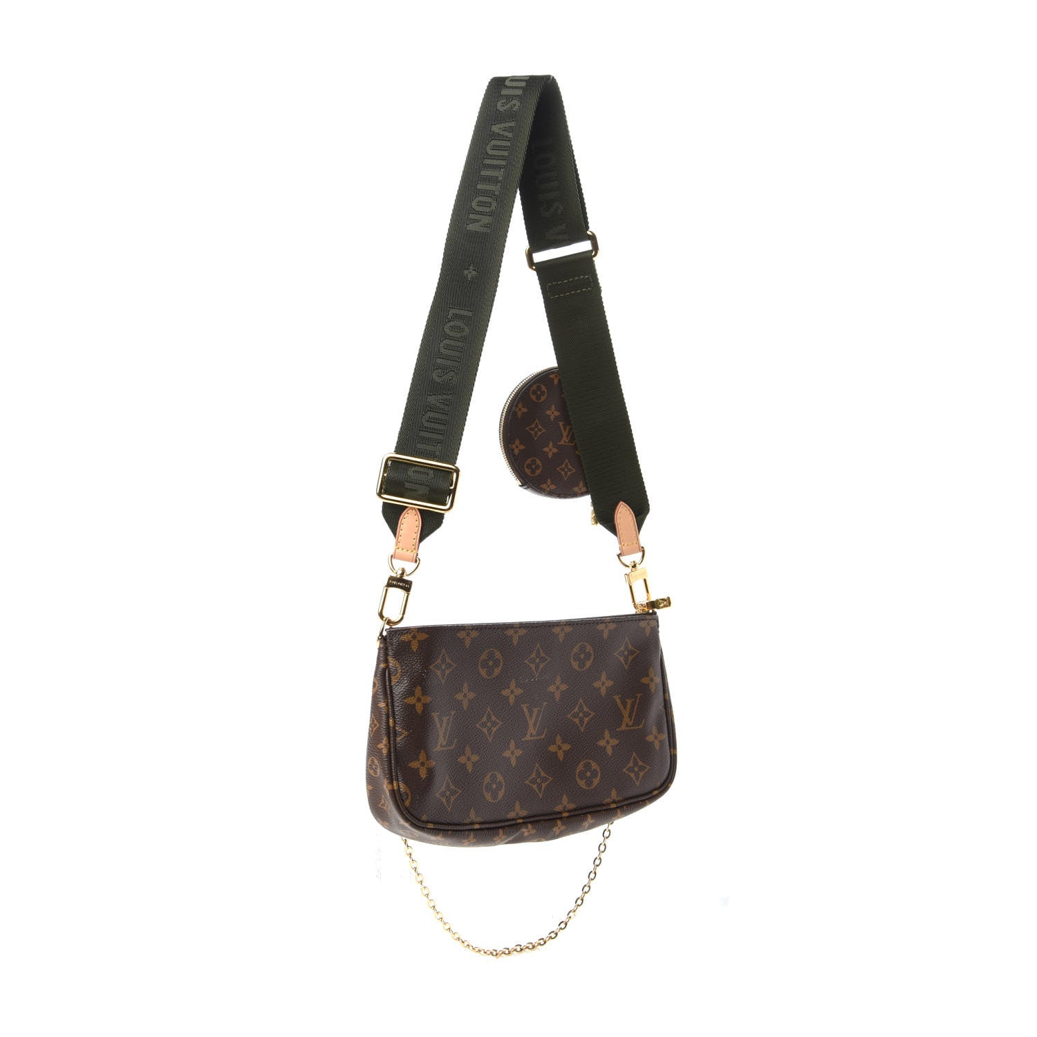 Louis Vuitton Monogram Multi Pochette Accessories Kaki 3 of 11