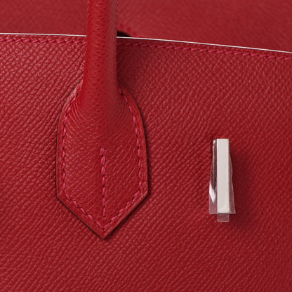 Hermes Epsom Birkin 30 Rouge Casaque 24 of 37