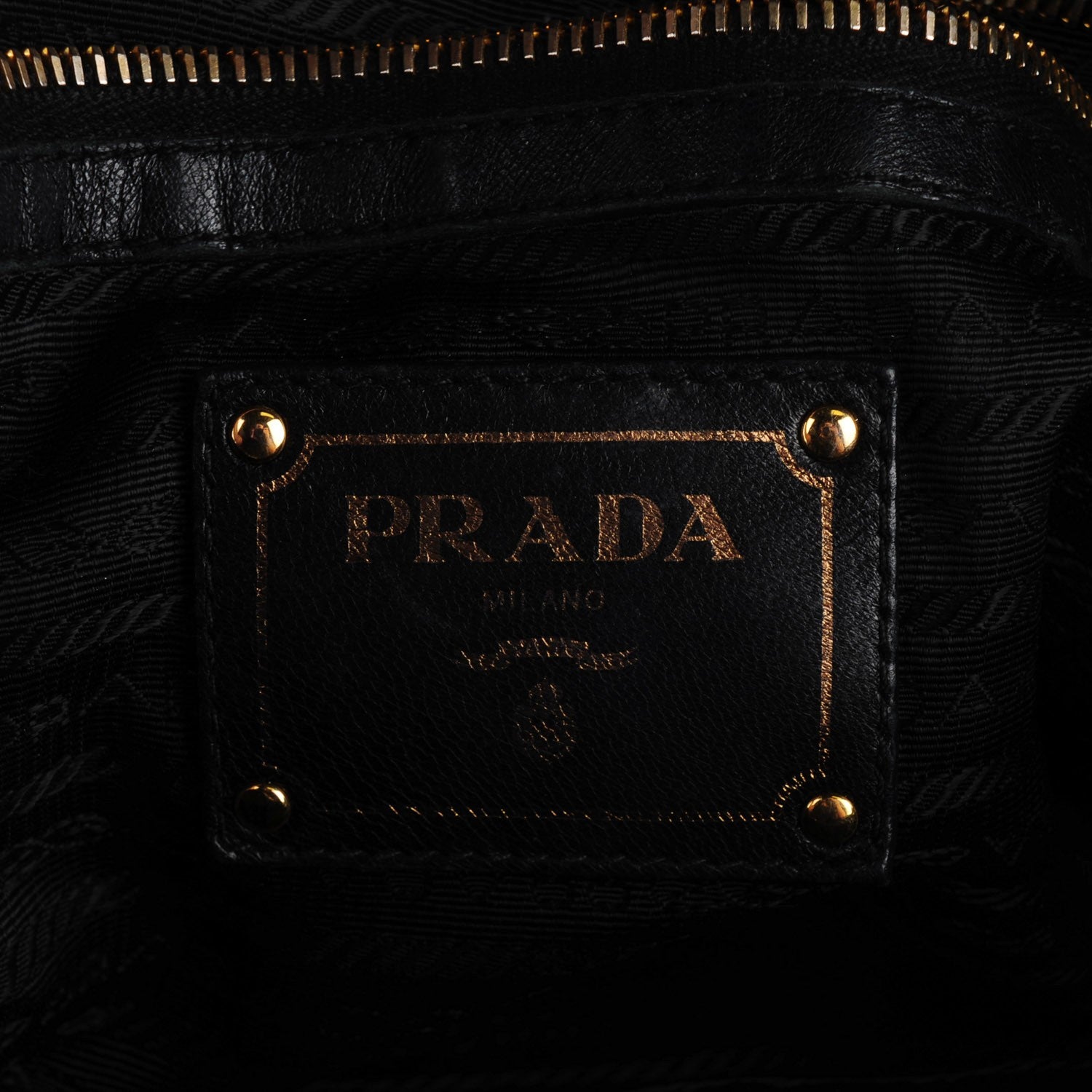 Prada Tessuto Soft Calf Tote Nero Black 9 of 10