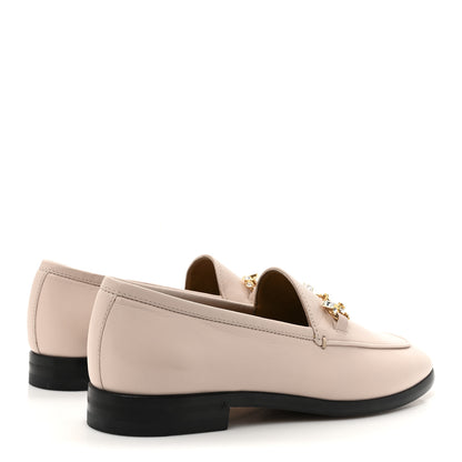 Gucci Malaga Kid Crystal Horsebit Womens Jordaan Loafers 36 Pink Hibiscus 6 of 12