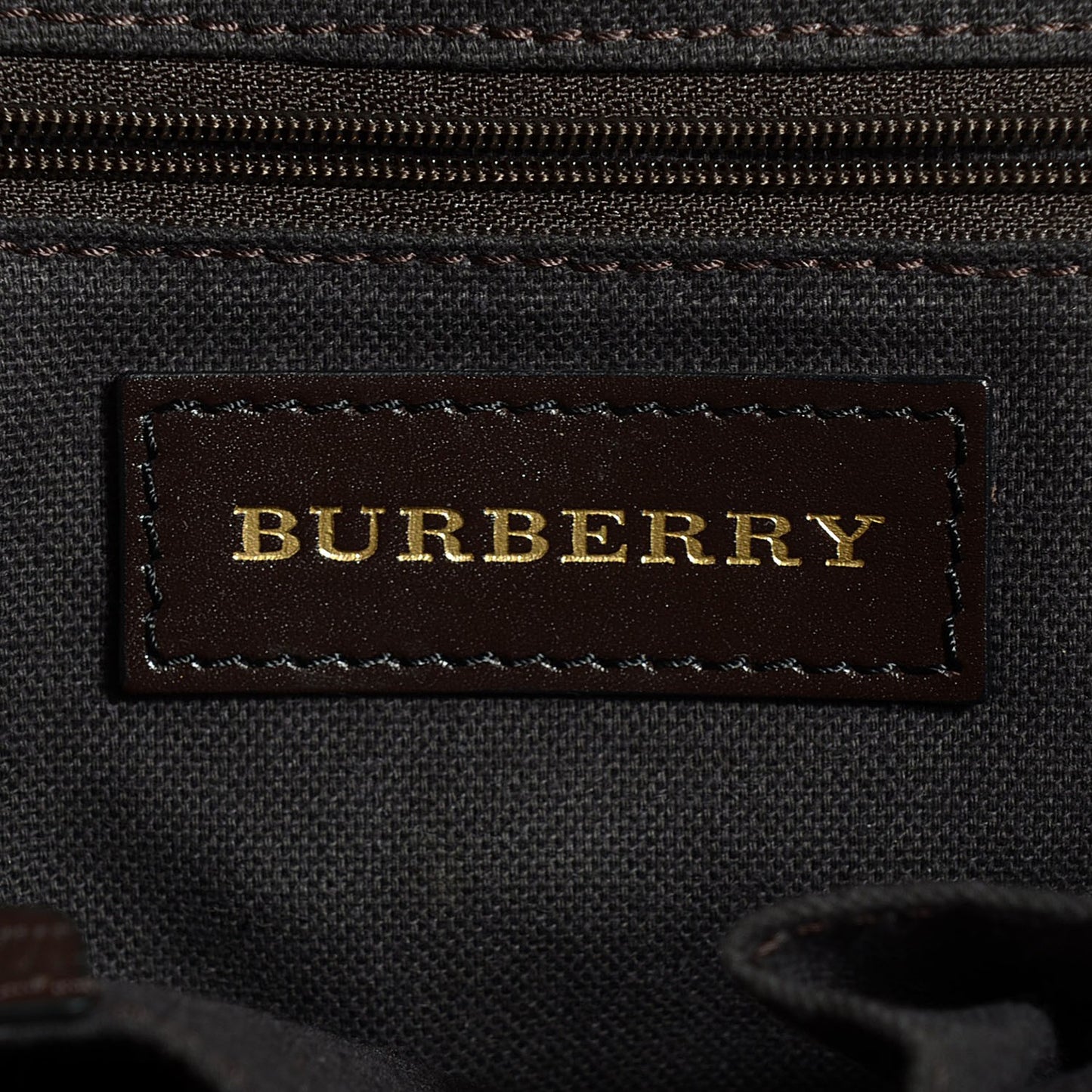 Haymarket Check Small Orchard Bowling Bag Chocolate
