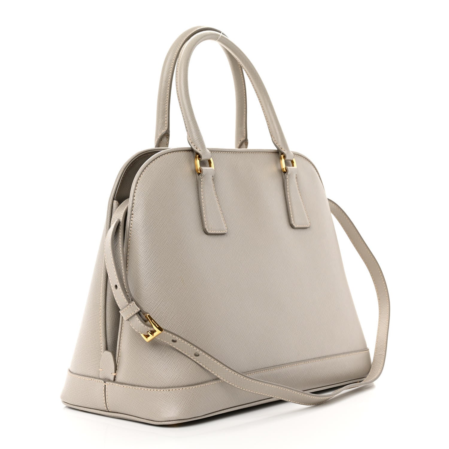 Prada Saffiano Lux Medium Promenade Tote Argilla 3 of 12