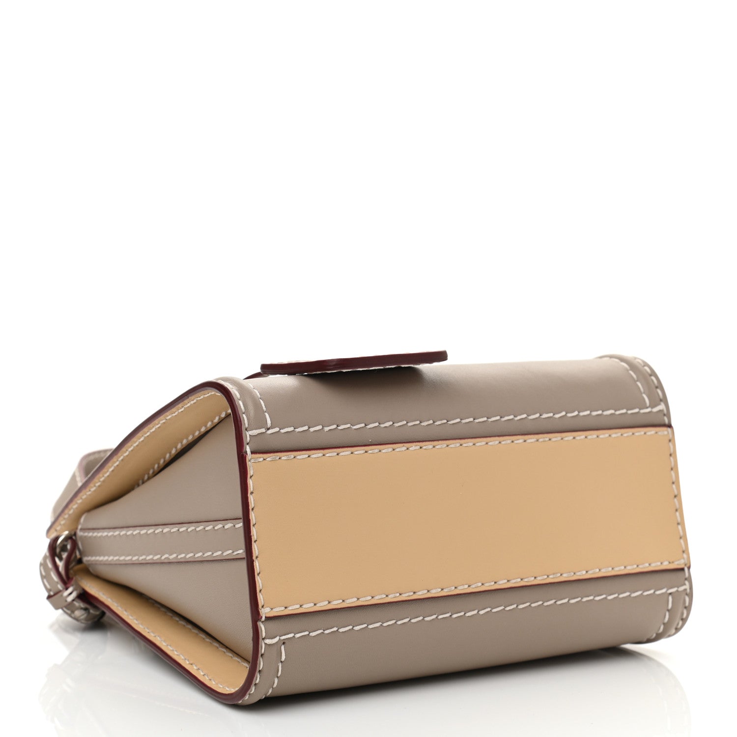Alexander McQueen Calfskin The Short Story Shoulder Bag Taupe 4 of 14