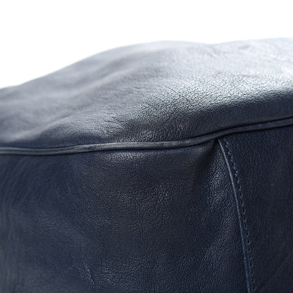 Saint Laurent Goatskin Large Roady Hobo Navy 9 of 12