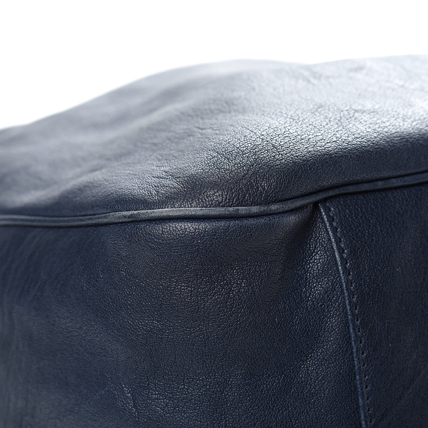 Saint Laurent Goatskin Large Roady Hobo Navy 9 of 12