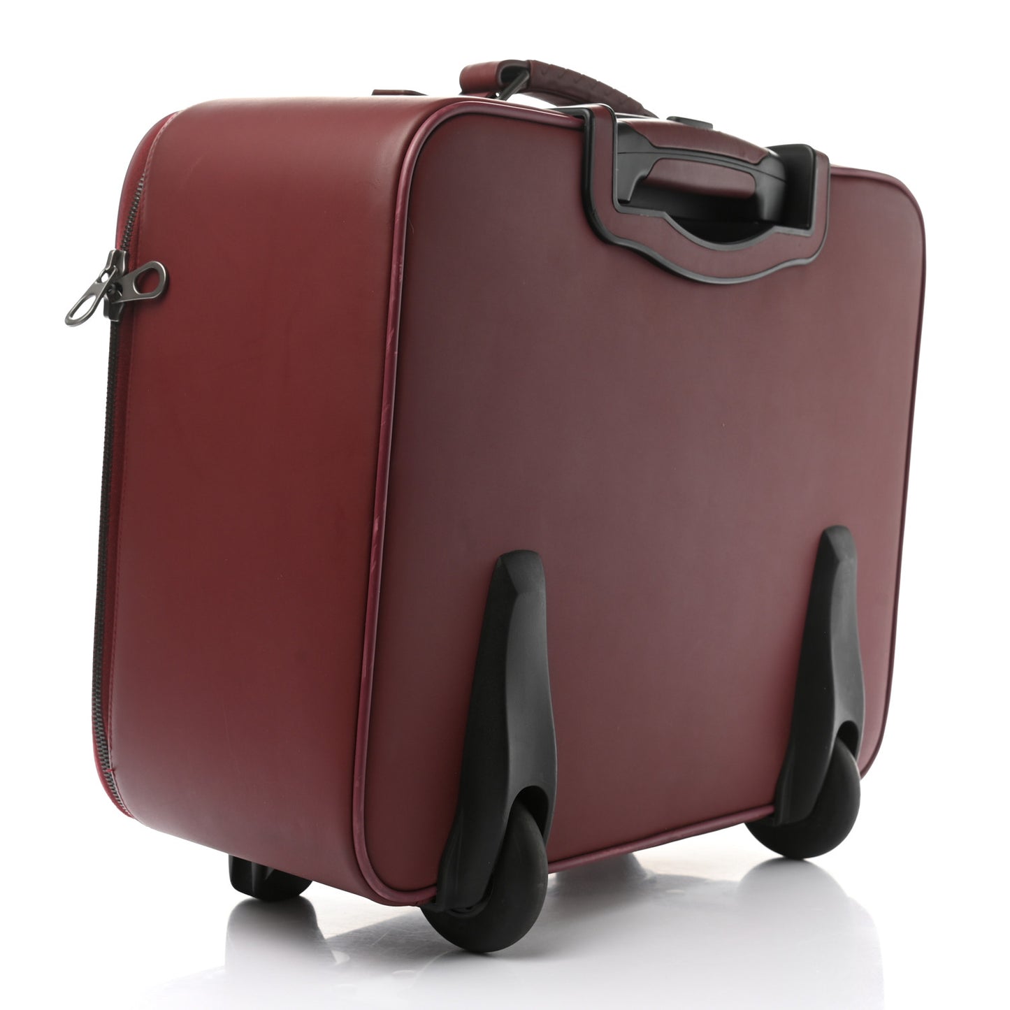 Nappa Intrecciato Carry On Luggage Red