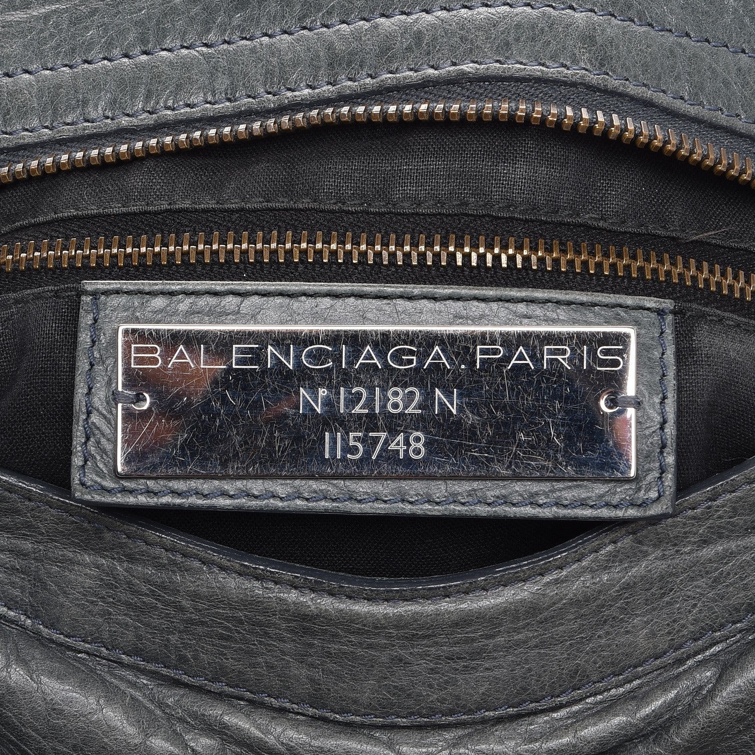 Balenciaga Agneau Classic Hardware City Anthracite 7 of 8