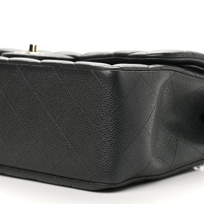 Chanel Caviar Quilted Jumbo Double Flap Dark Grey 6 of 12