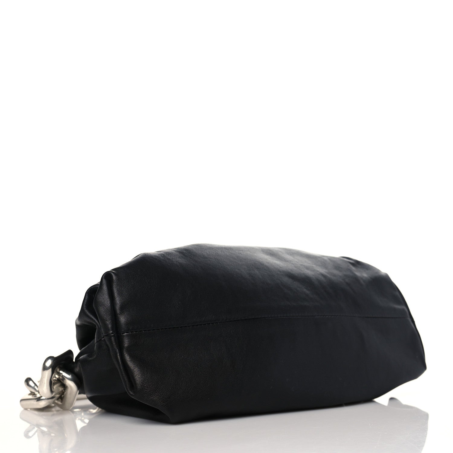 Bottega Veneta Calfskin The Pouch Chain Black 4 of 9