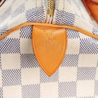 Louis Vuitton Damier Azur Speedy 30 7 of 8