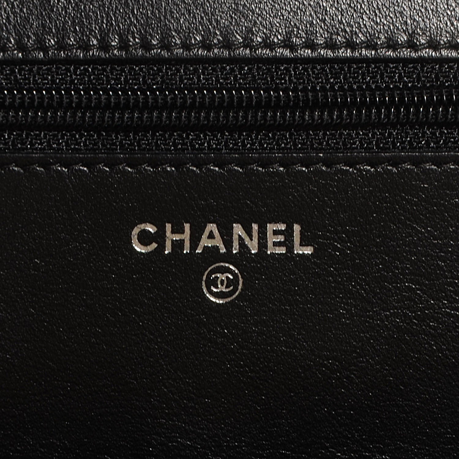 Chanel Caviar Sevruga Wallet On Chain WOC Black 6 of 9