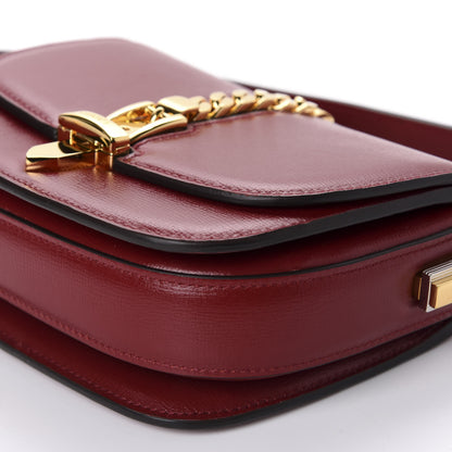 Gucci Azalea Calfskin Mini Sylvie 1969 Flap Messenger Bag New Cherry Red 7 of 11