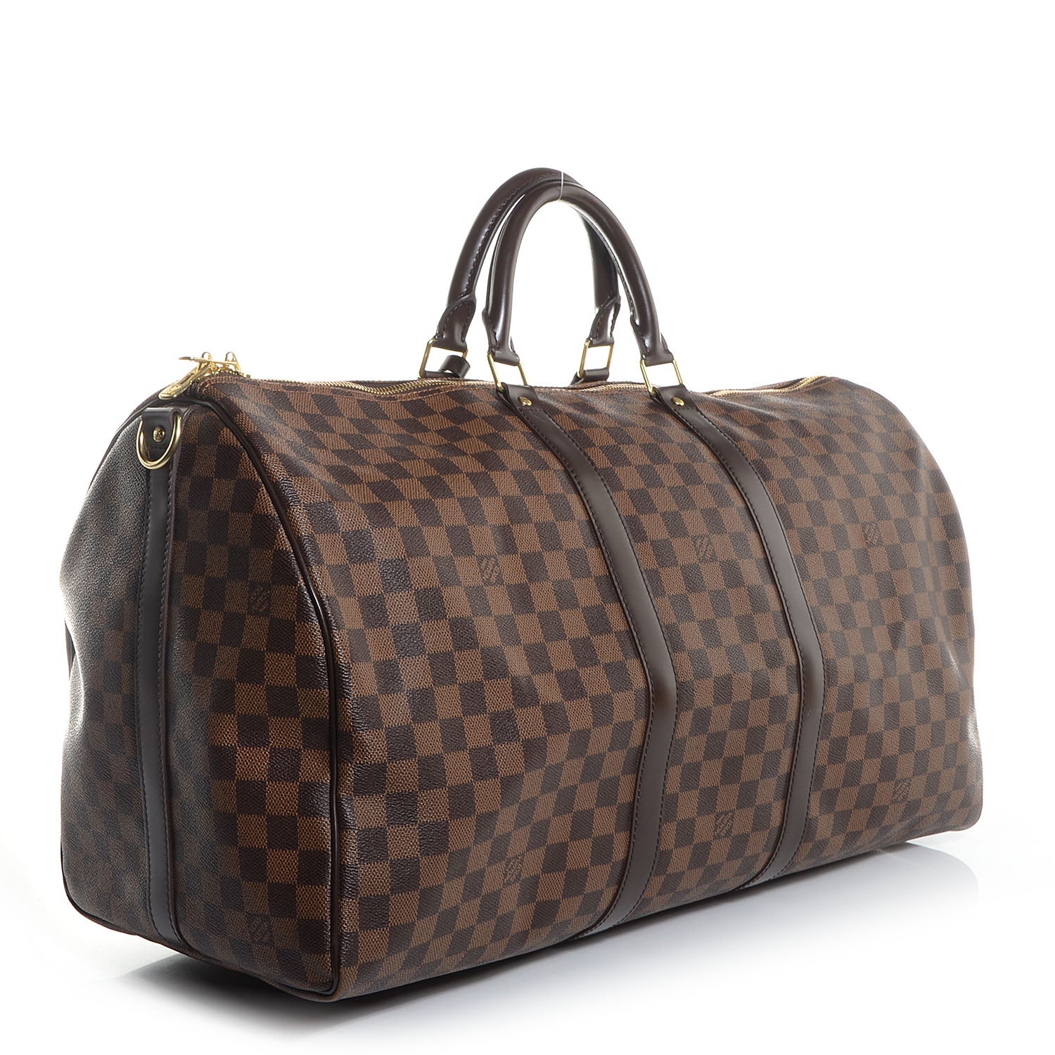 Louis Vuitton Damier Ebene Keepall Bandouliere 55 3 of 7