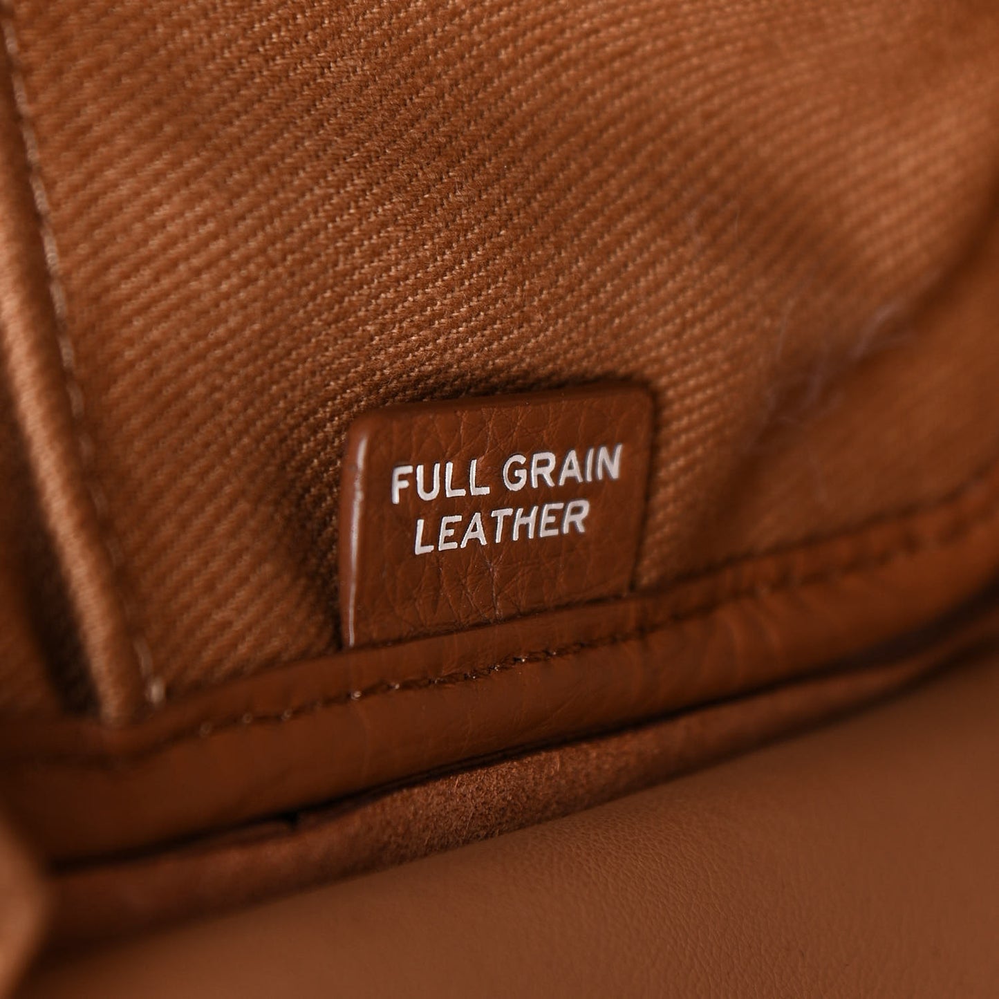 Grained Calfskin Small The Tote Bag Argan Oil