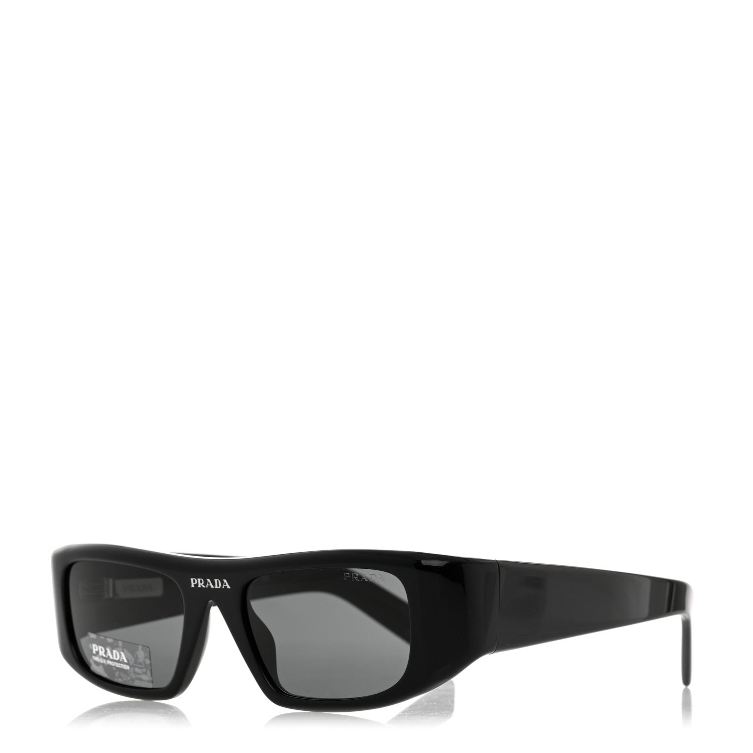 Prada Acetate Sunglasses SPR 20W Black 1 of 8