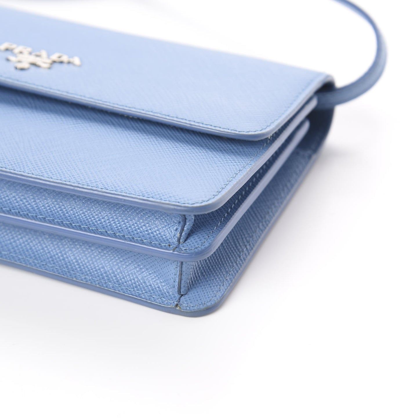 Saffiano Metal Flap Wallet With Strap Astrale