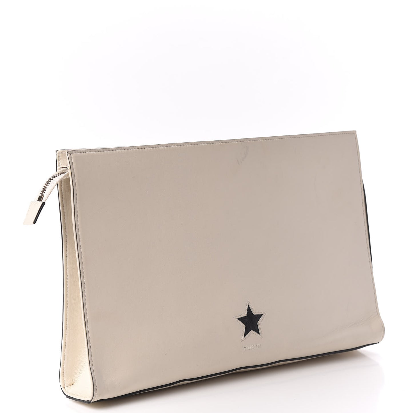 Calfskin Animalier Clutch White