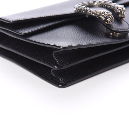 Gucci Pebbled Calfskin Small Dionysus Shoulder Bag Black 6 of 7