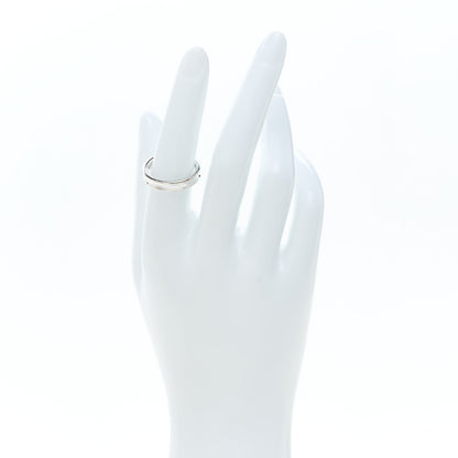 Tiffany 18K White Gold Diamond Narrow 1837 Ring 53 6.5 2 of 5