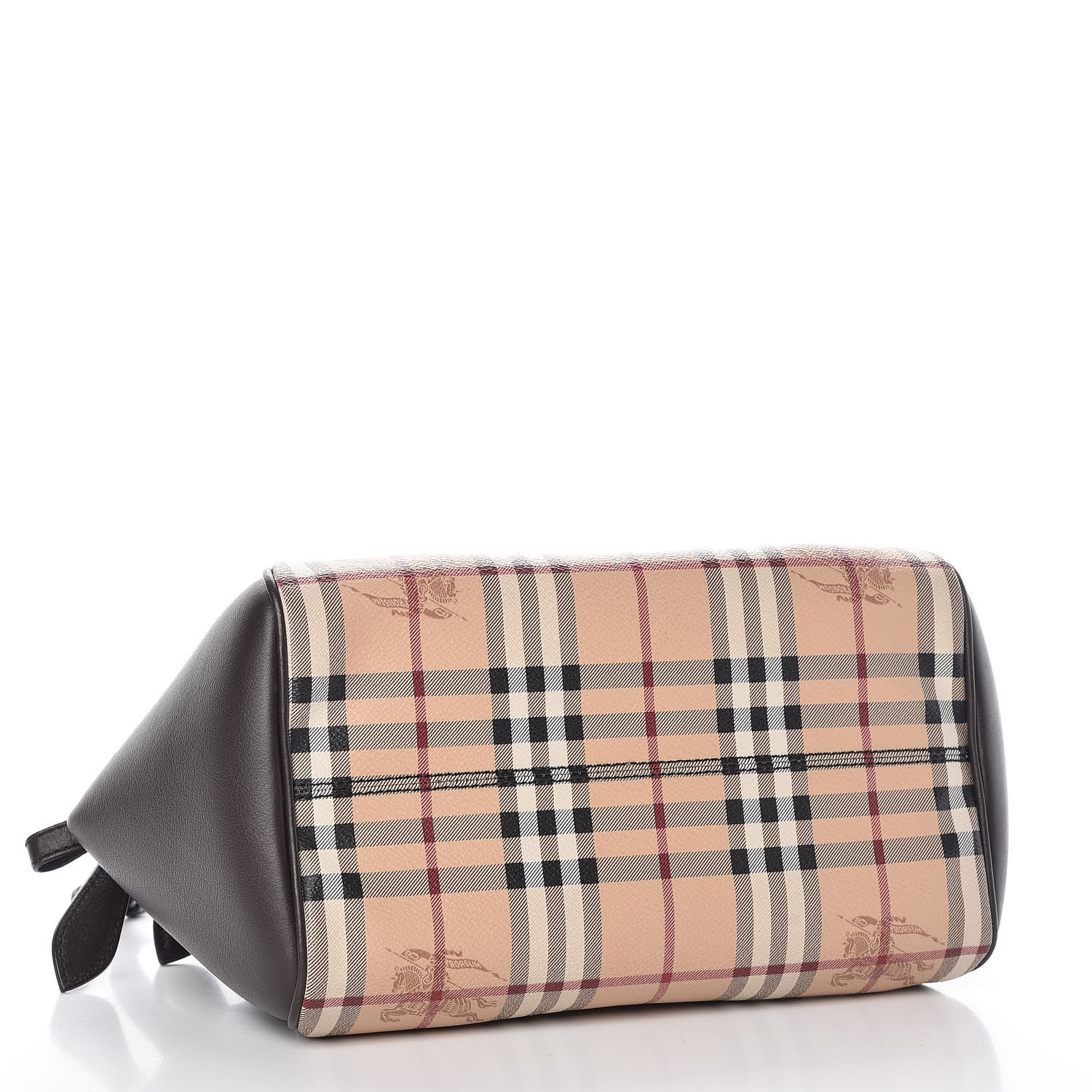 Burberry Haymarket Check Small Blaze Satchel Chocolate 4 of 8