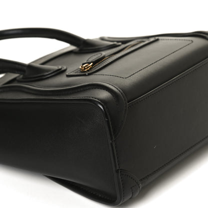 Celine Smooth Calfskin Nano Luggage Black 12 of 12