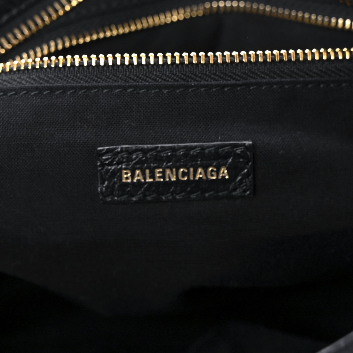 Balenciaga Agneau Classic Gold Hardware S City Graffiti Strap Black 5 of 8